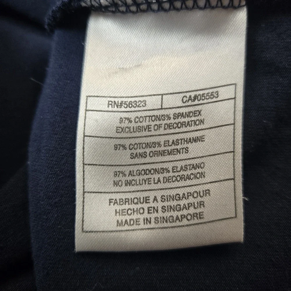 Nike Vintage Y2K Mock Neck Shirt Mens Large Navy Swoosh Logo Long Sleeve Sports